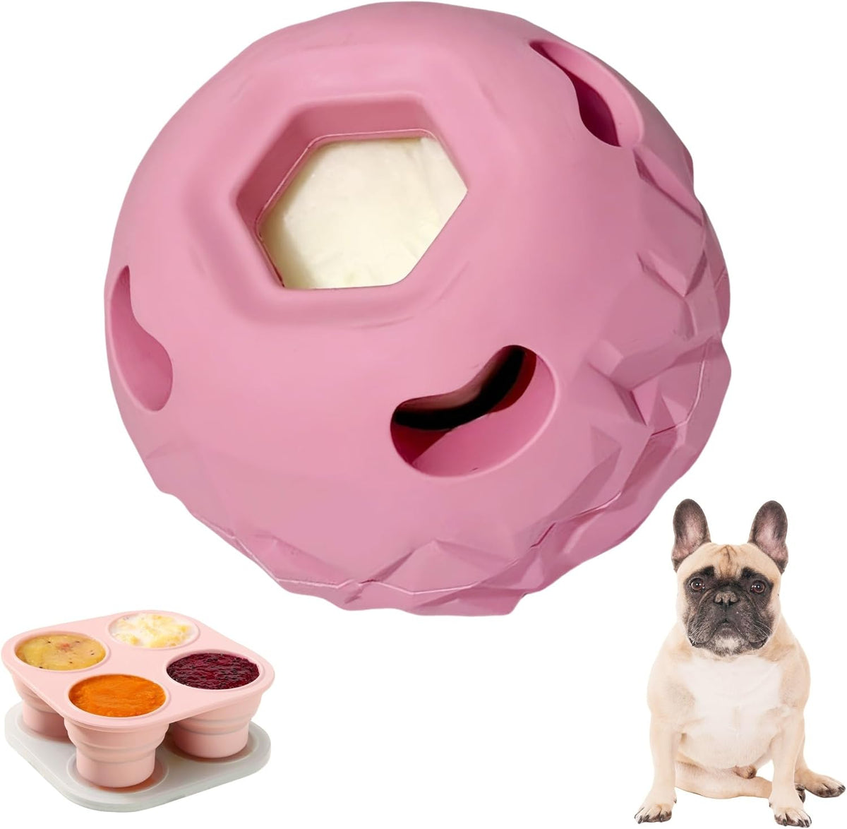 Interactive Dog Treat Puzzle & Enrichment Ball