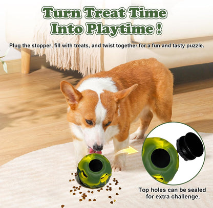 Interactive Dog Treat Puzzle & Enrichment Ball