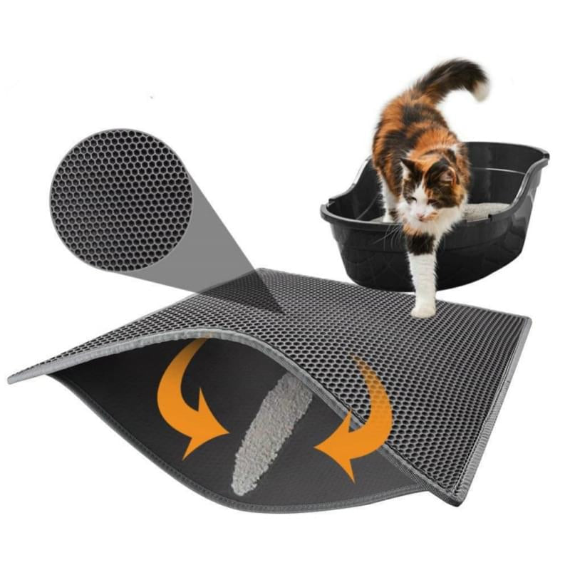 Honeycomb Double-Layer Cat Litter Mat