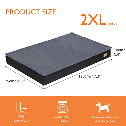 BingoPaw Orthopedic Foam Dog Bed with Washable Cover