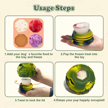 Interactive Dog Treat Puzzle & Enrichment Ball