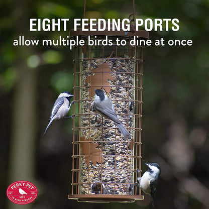 Squirrel Stumper Wild Bird Feeder, 8 Feeding Ports