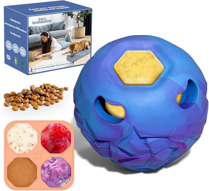 Interactive Dog Treat Puzzle & Enrichment Ball