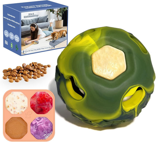 Interactive Dog Treat Puzzle & Enrichment Ball