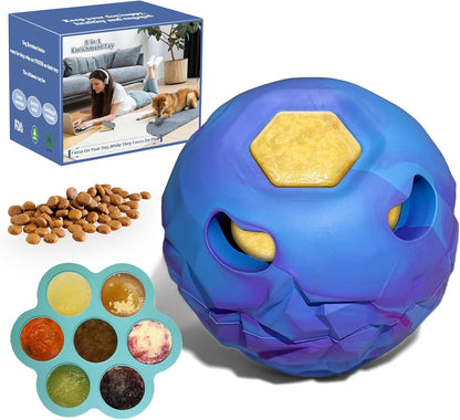 Interactive Dog Treat Puzzle & Enrichment Ball