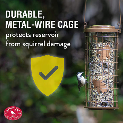 Squirrel Stumper Wild Bird Feeder, 8 Feeding Ports