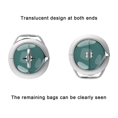 Space Capsule Leash Waste-Bag Dispenser translucent ends