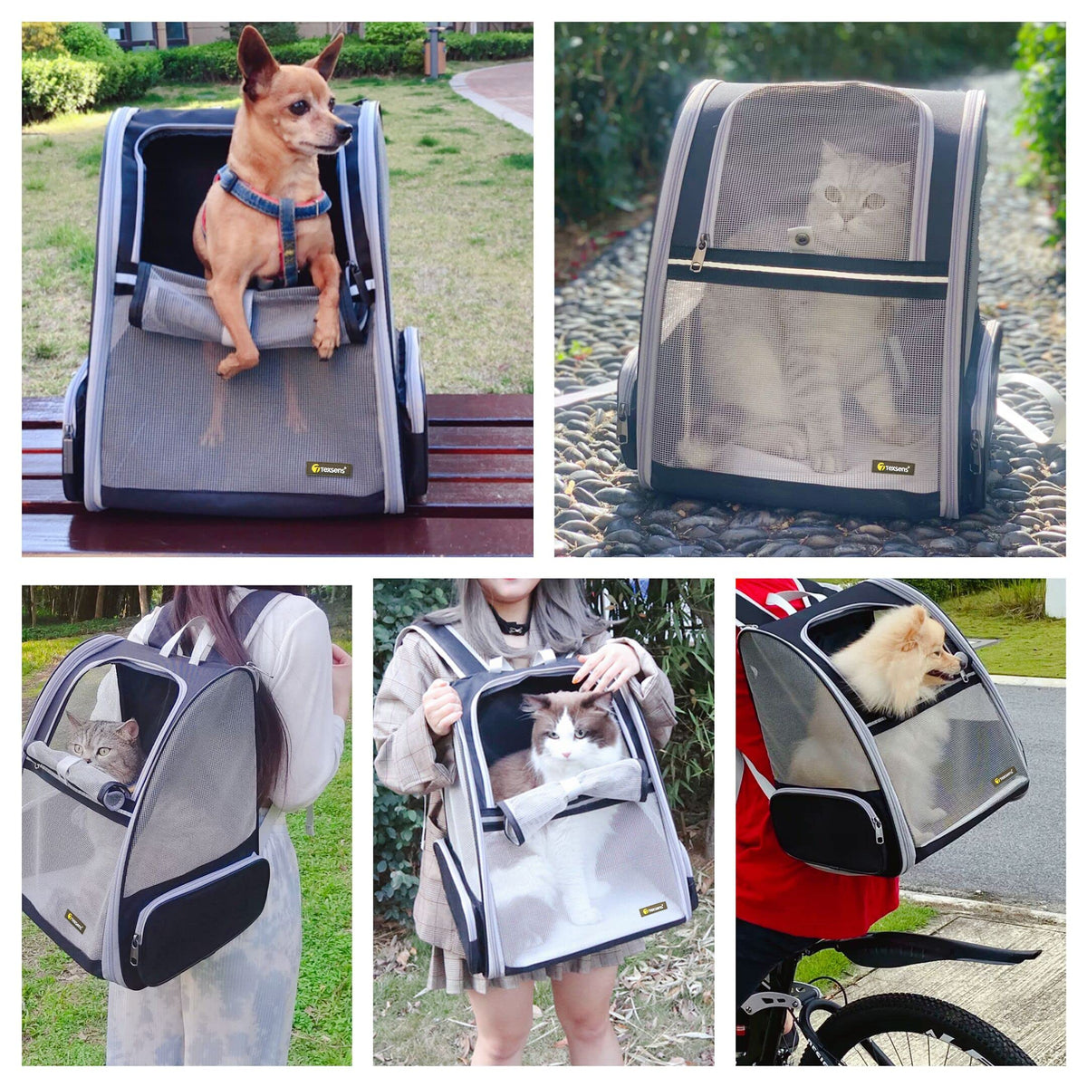 Ventilated Pet Carrier Backpack product detail