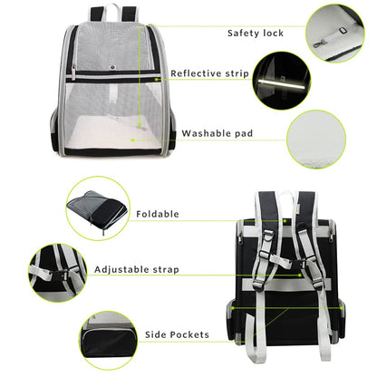 Ventilated Pet Carrier Backpack product detail