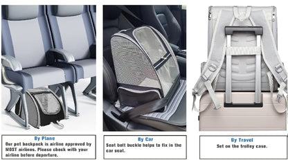 Ventilated Pet Carrier Backpack product detail